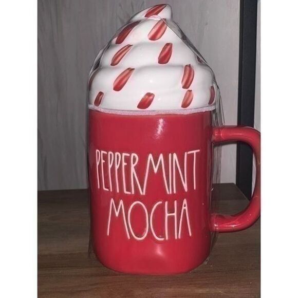 Rae Dunn Peppermint Mocha mug - Picture 1 of 2